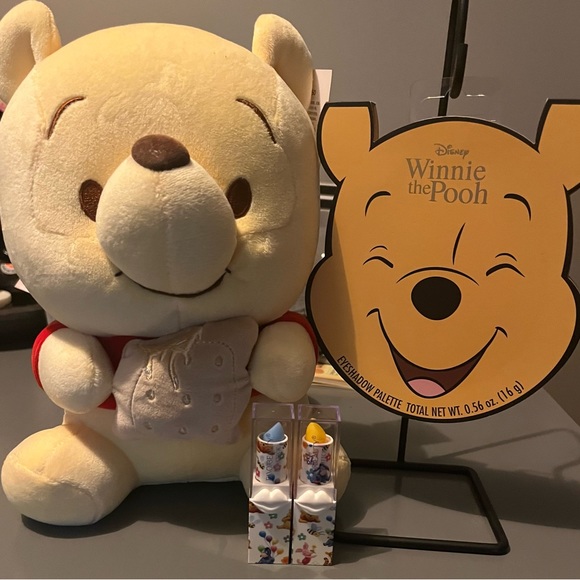 Winnie the Pooh Other - 4 for 1! ADORABLE WINNIE THE POOH! POOH & 2 POOH LIP BALMS & EYESHADOW PALETTE!